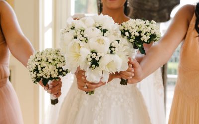 Wedding party flowers