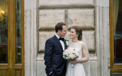 A destination wedding in Rome: Stephanie and Will