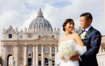 A destination wedding in the Vatican City: Jolly and Victor