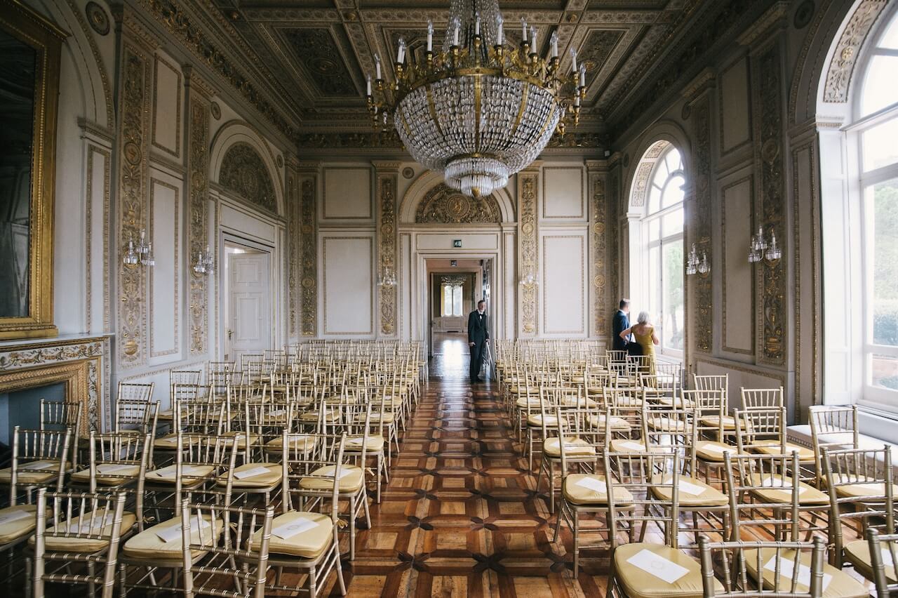 Villa Aurelia ceremony in music room